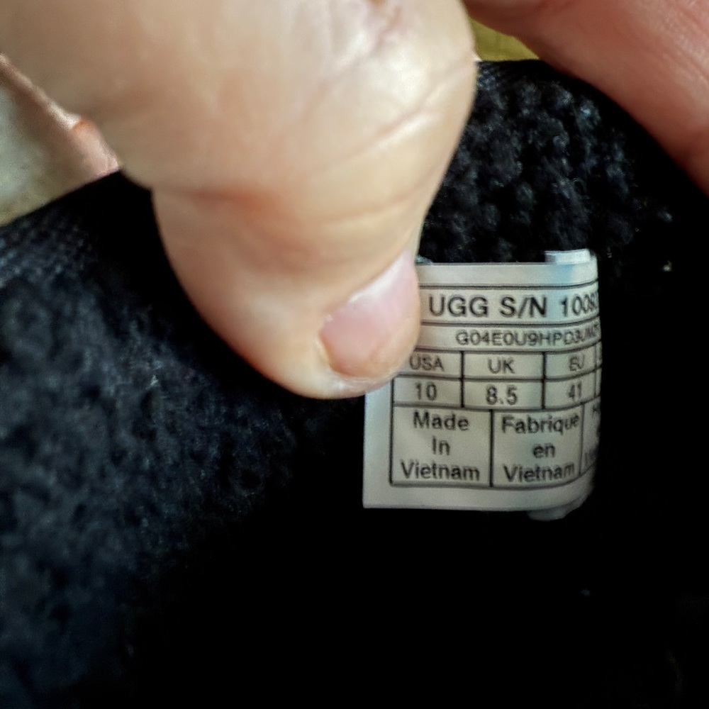 UGG Black Boots with Silver Buckle - Picture 5 of 5